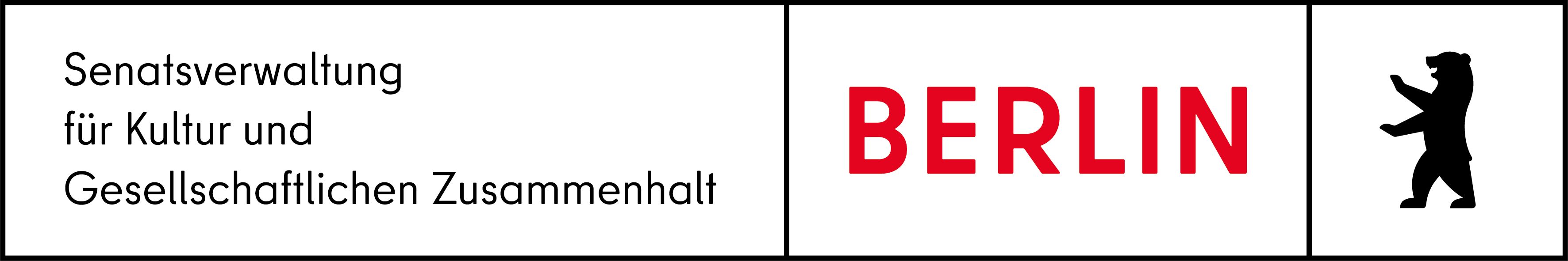 Logo Senatsverwaltung für Kultur und Gesellschaftlichen Zusammenhalt Berlin